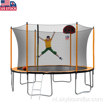 Outdoor 12ft Trampoline met ladder ASTM CPC goedgekeurd